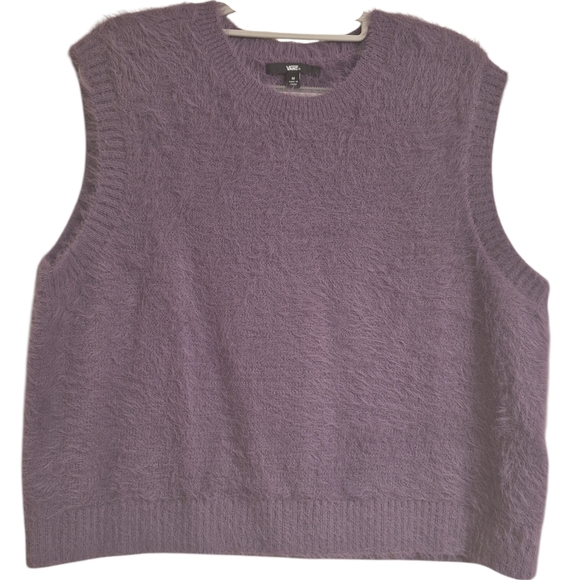 Vans Roger Knitted Sweater Vest In Purple Sz M - Picture 4 of 7